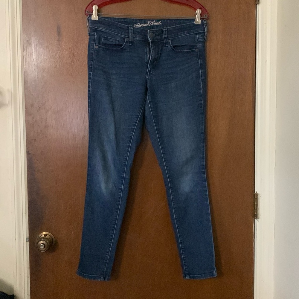 Universal Thread Womens Skinny Jeans Light Wash Mid-Rise Size 4/27s